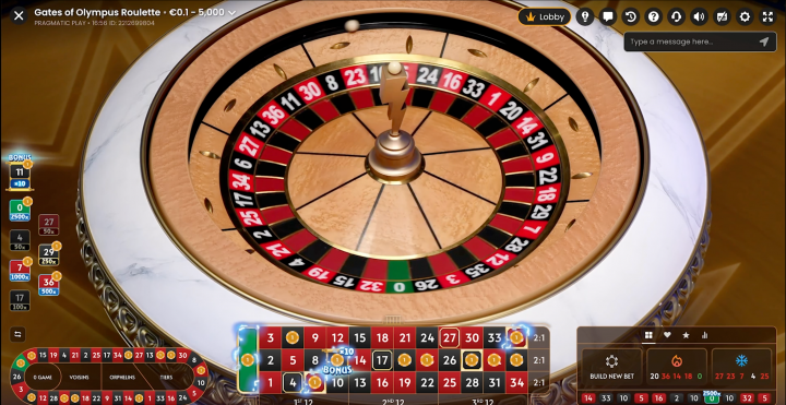 Gates of Olympus Roulette 2