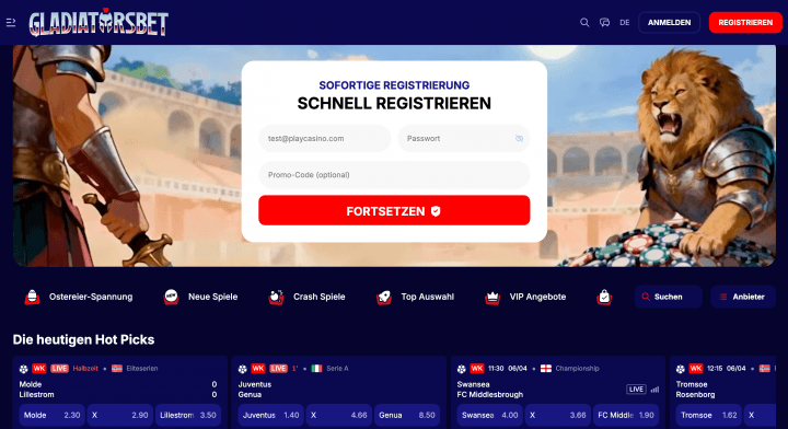 GladiatorsBet Casino 1