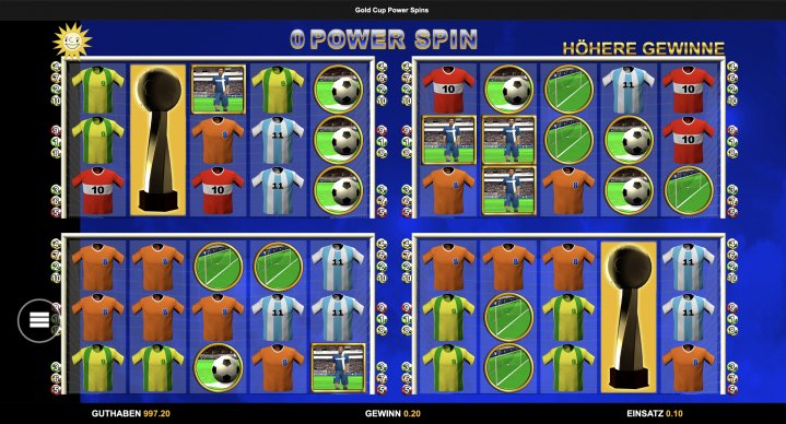 Gold Cup Power Spins 3