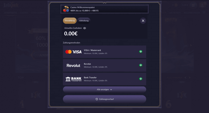 LolaJack Casino 10