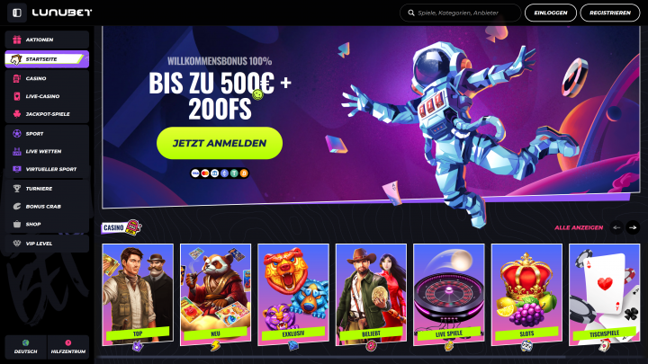 LunuBet Casino 1