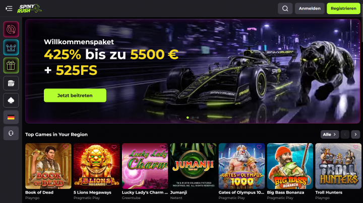 SpinyRush Casino 1