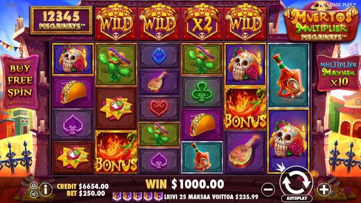 Muertos Multiplier Megaways 1