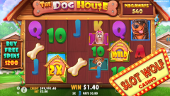 SlotWolf bietet uns bis zu 80 Freispiele für The Dog House Megaways