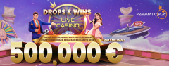 Unglaubliche Drops & Wins im Live-Casino von 500.000€