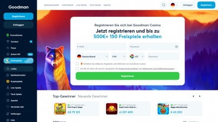 Goodman Casino mit aufregenden Bonusangeboten und Aktionen