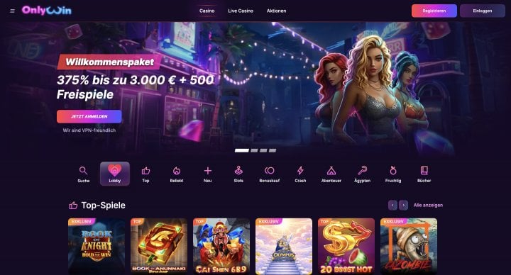 OnlyWin Casino 1