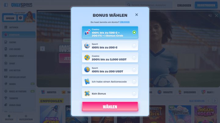 OnlySpins Casino 2