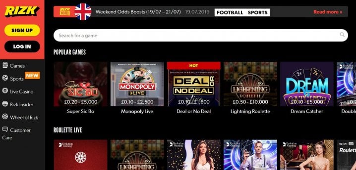 Rizk Casino 4