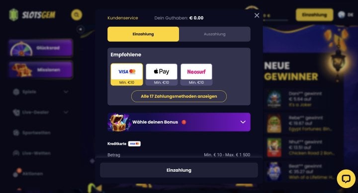 SlotsGem Casino 11