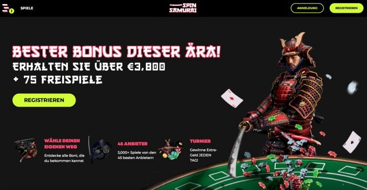 Spin Samurai Casino 1