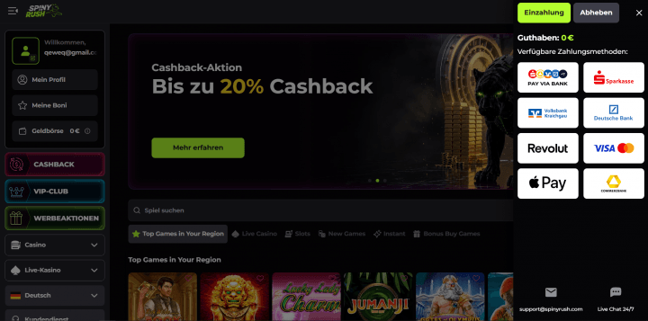 SpinyRush Casino 13