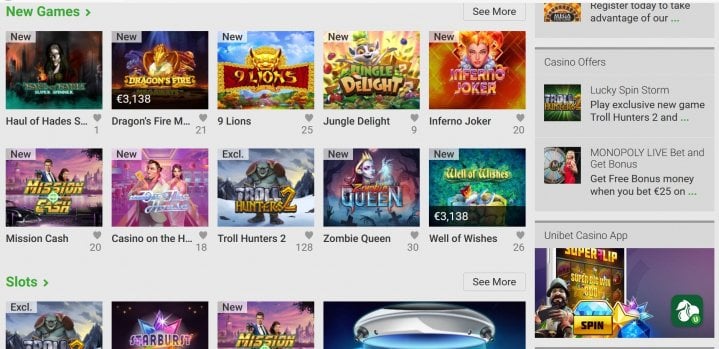 Unibet Casino 4
