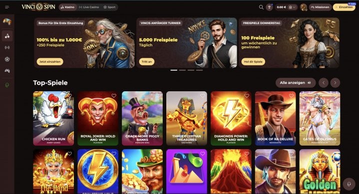 VinciSpin Casino 1