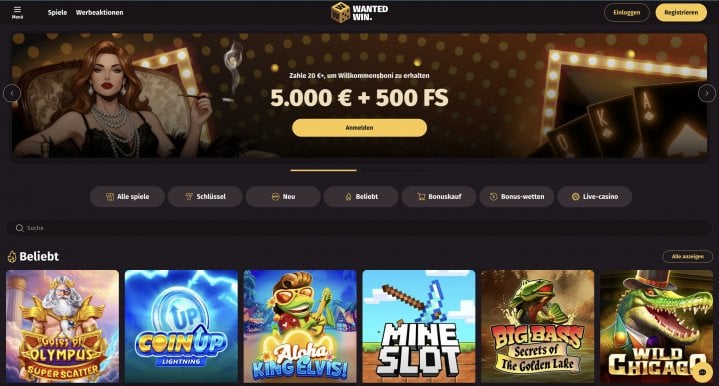 Wanted Win Casino 1