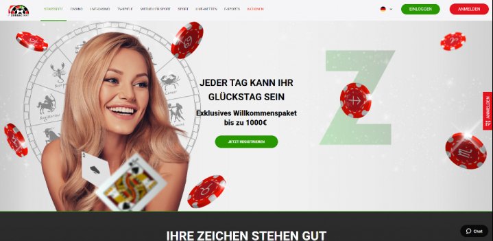 ZodiacBet Casino 1