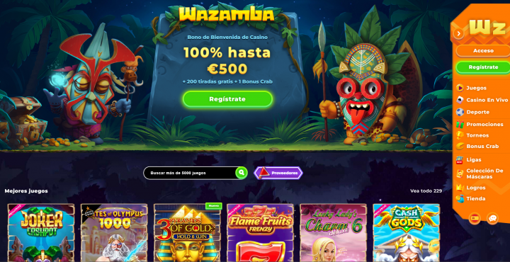 Wazamba Casino 1