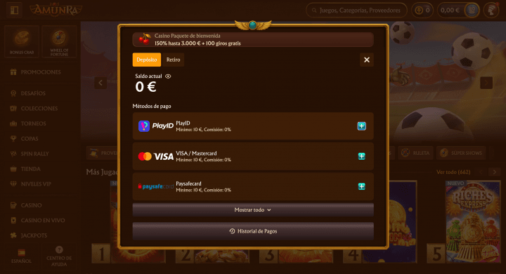 AmunRa Casino 21