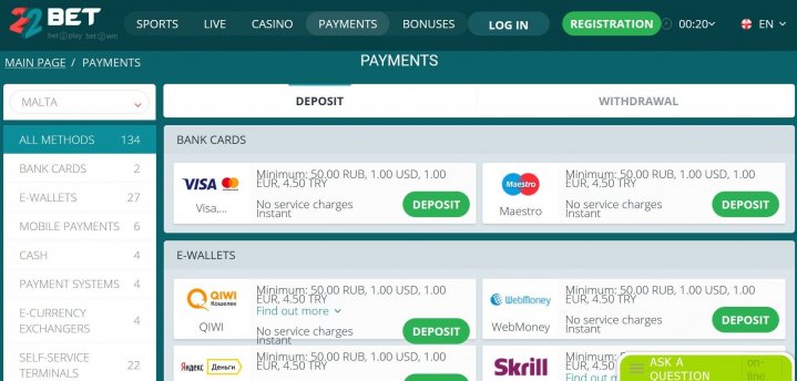 22Bet Casino 3