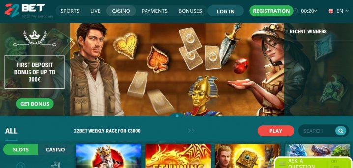 22Bet Casino 4