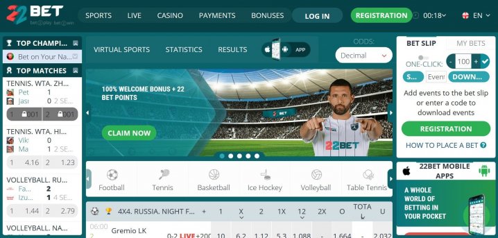 22Bet Casino 1