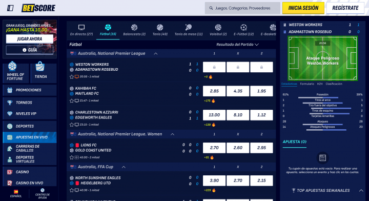 BetScore Casino 21