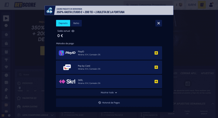 BetScore Casino 22