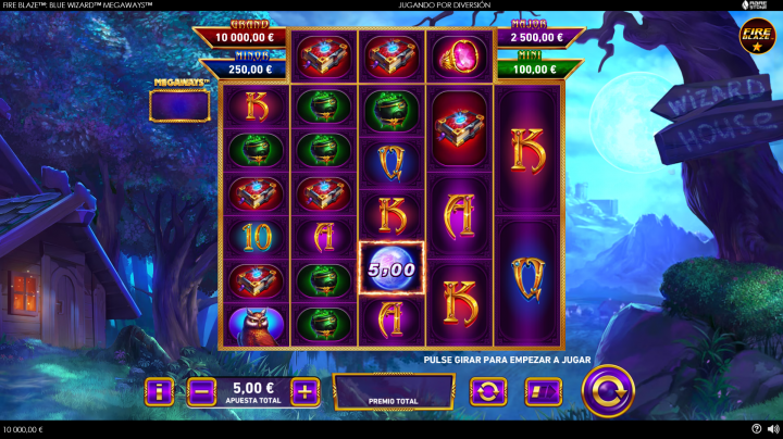 Fire Blaze: Blue Wizard Megaways 1