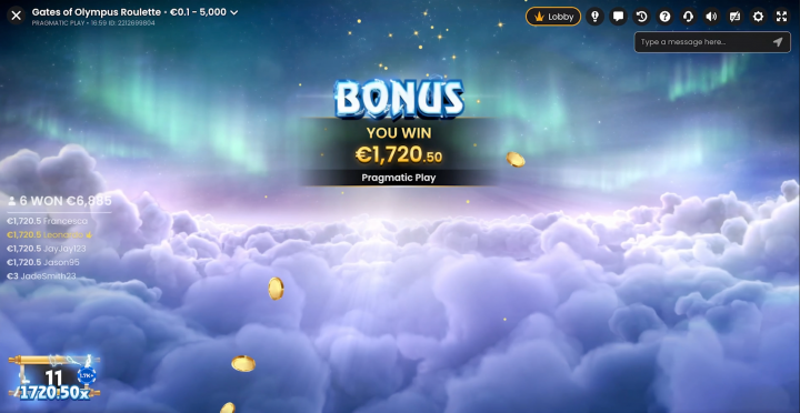 Gates of Olympus Roulette 6