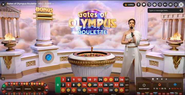 Gates of Olympus Roulette 2