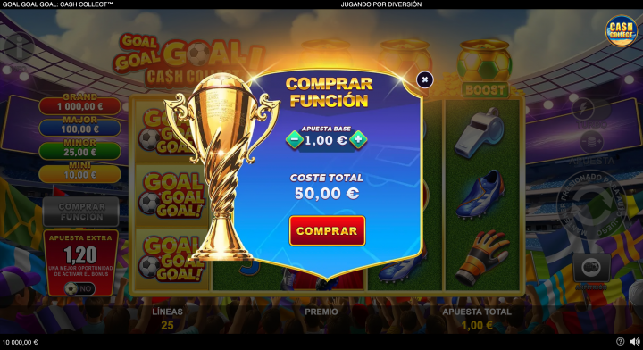 Goal Goal Goal: Cash Collect 10