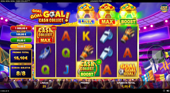 Goal Goal Goal: Cash Collect 7