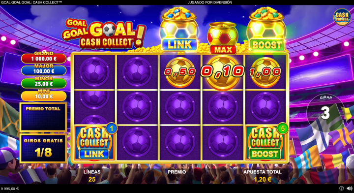 Goal Goal Goal: Cash Collect 5