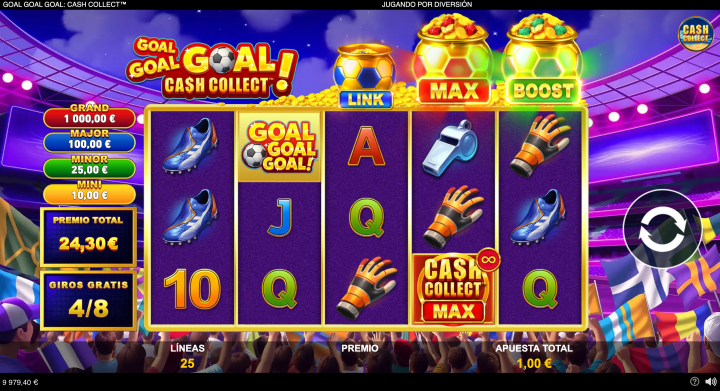 Goal Goal Goal: Cash Collect 6
