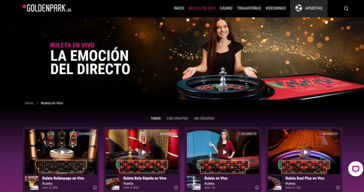 GoldenPark Casino - O Teu Casino Online