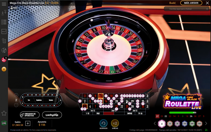 Ruleta Mega Fire Blaze Live 1