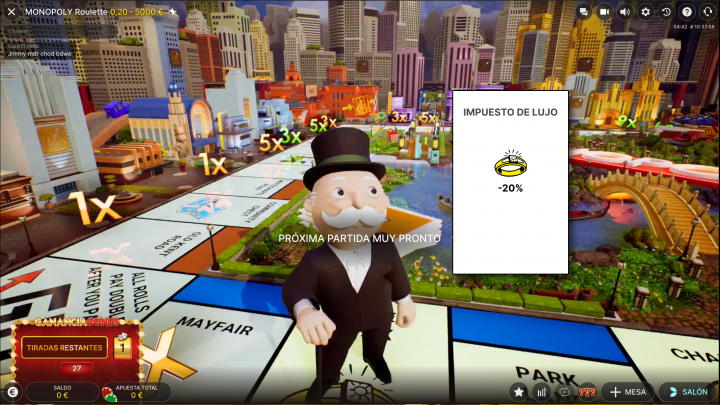 Monopoly Roulette 6