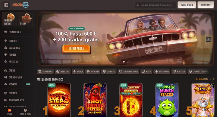 Neon54 Casino 1