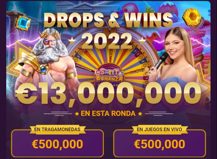 Drops & Wins en Bizzo Casino - ¡13’000.000 de euros en premios!
