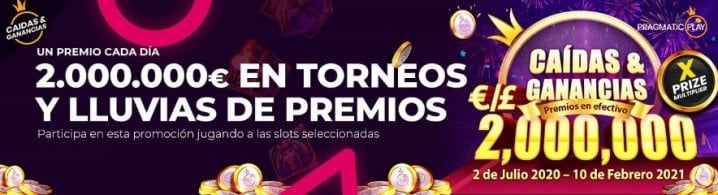 ¡Llévate hasta 2.000.000 € en premios con las tragaperras de Casino Gran Madrid!