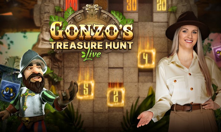 ¡Gonzo's Treasure Hunt la primera tragaperras online EN VIVO!