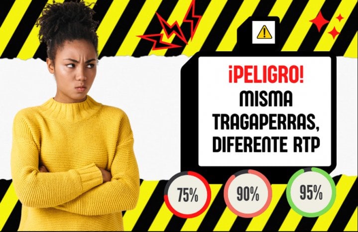 Ten cuidado con el RTP variable en las tragaperras