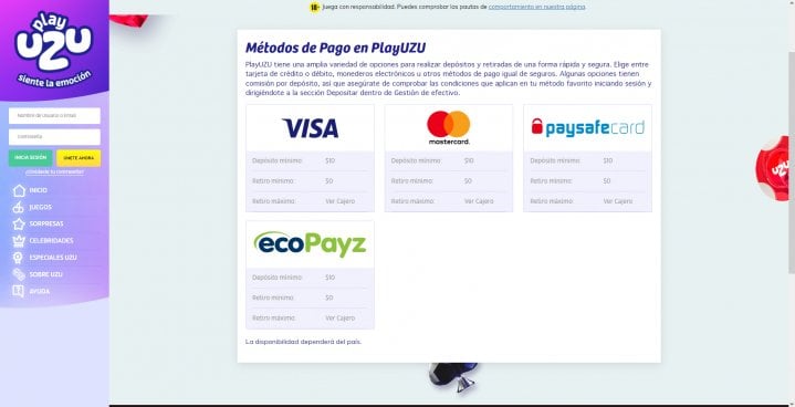 PlayUZU Casino 10