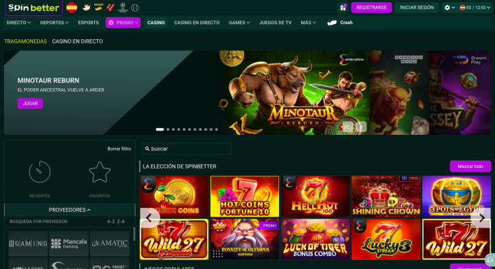 SpinBetter Casino 1