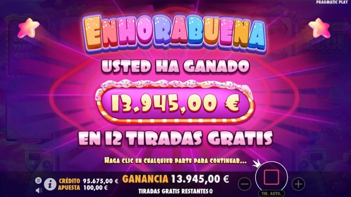 tiradas gratuitas límite premios