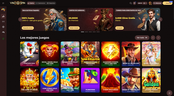 VinciSpin Casino 1