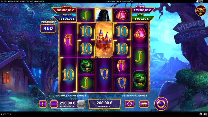 Fire Blaze: Blue Wizard Megaways 11