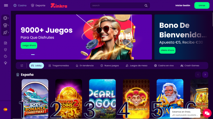 Zinkra Casino 1