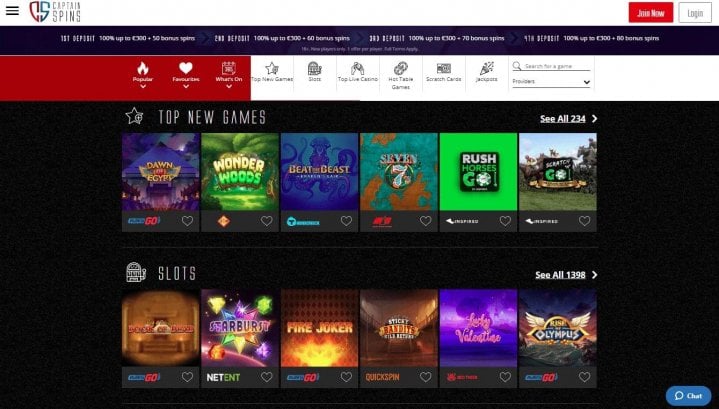 Captain Spins Casino 3