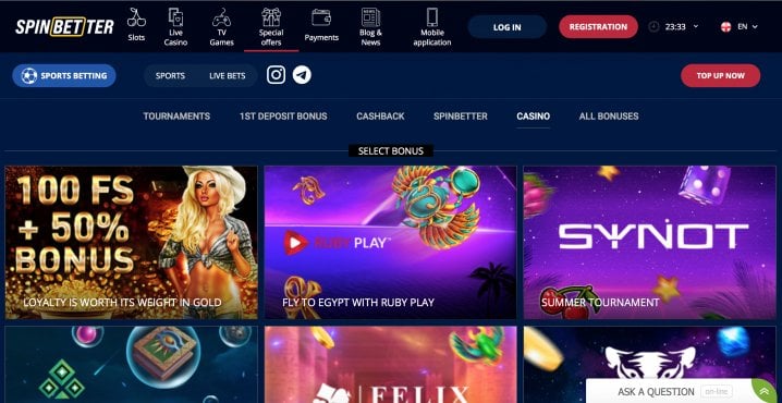 SpinBetter Casino 2